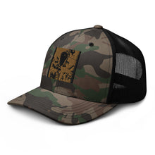 Load image into Gallery viewer, Camouflage trucker hat